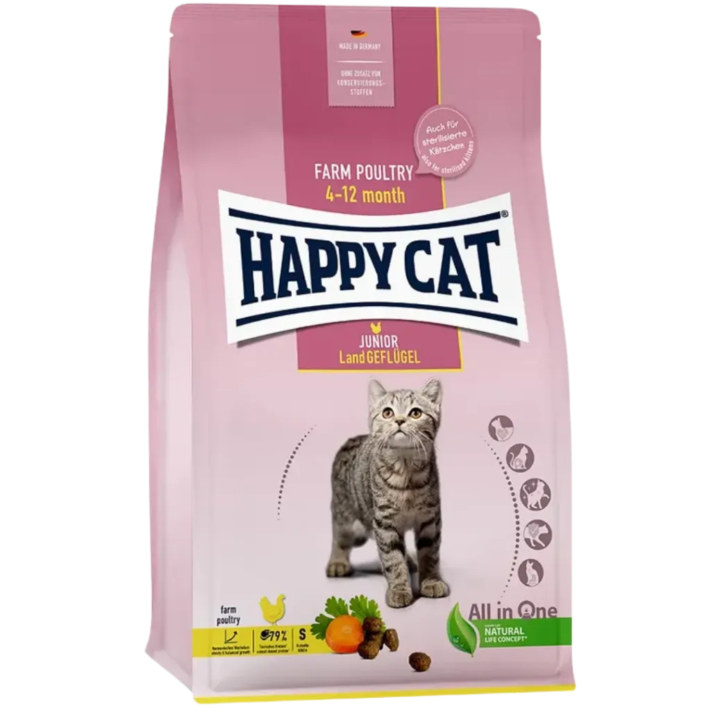Happy Cat Junior Poultry 1.3kg