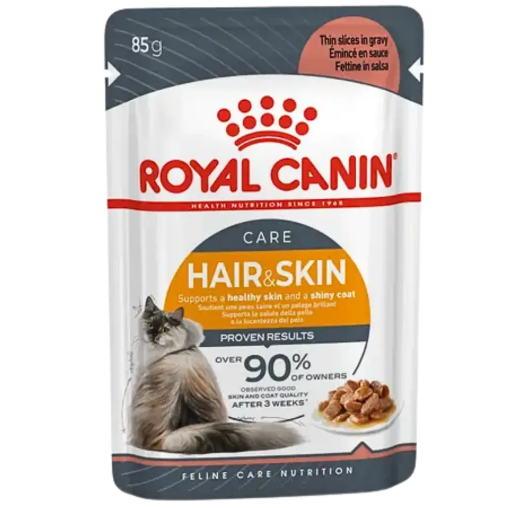 Royal Canin Hair & Skin Care Thin Slices In Gravy 85g