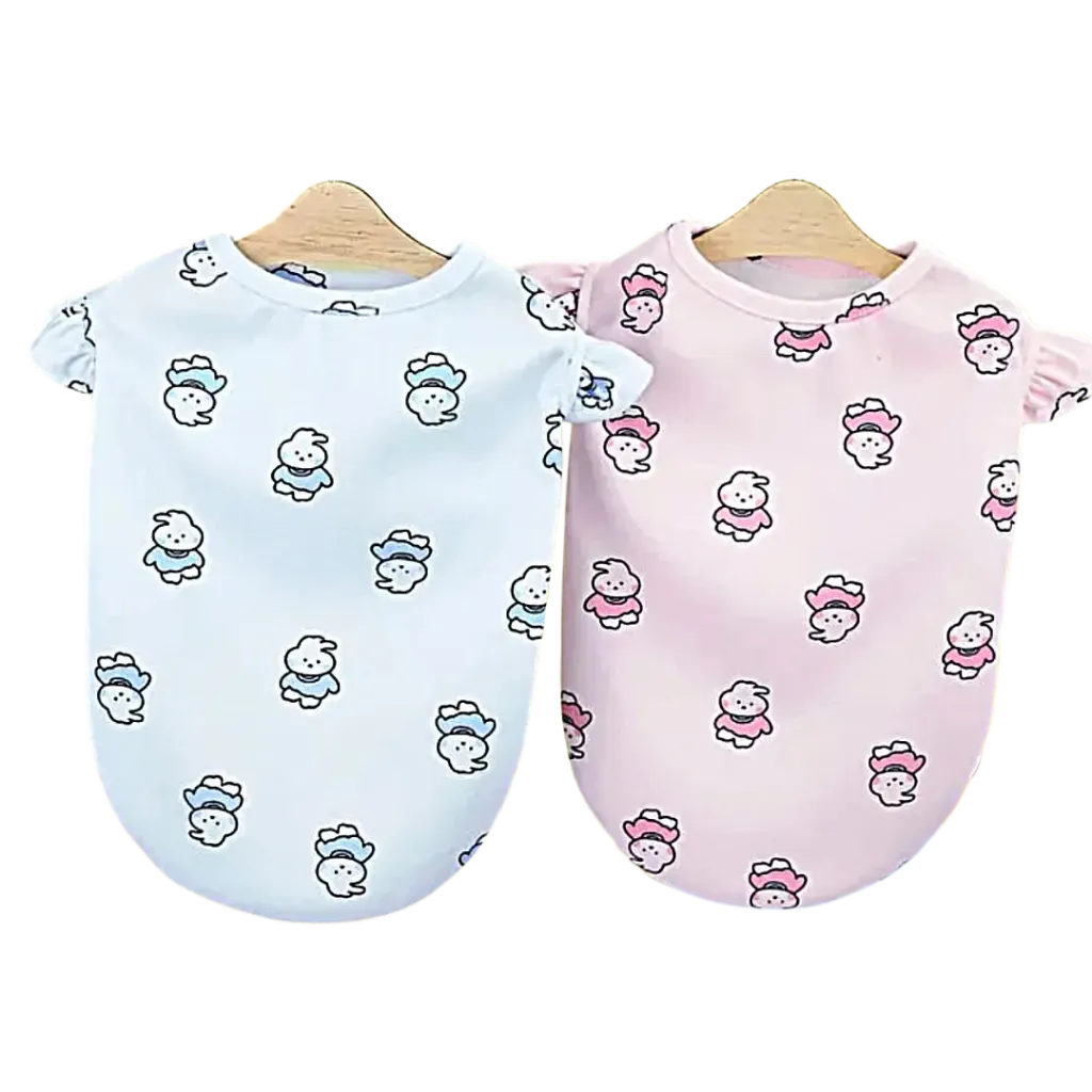 Blue & Pink Ghost Cat & Dog Clothes