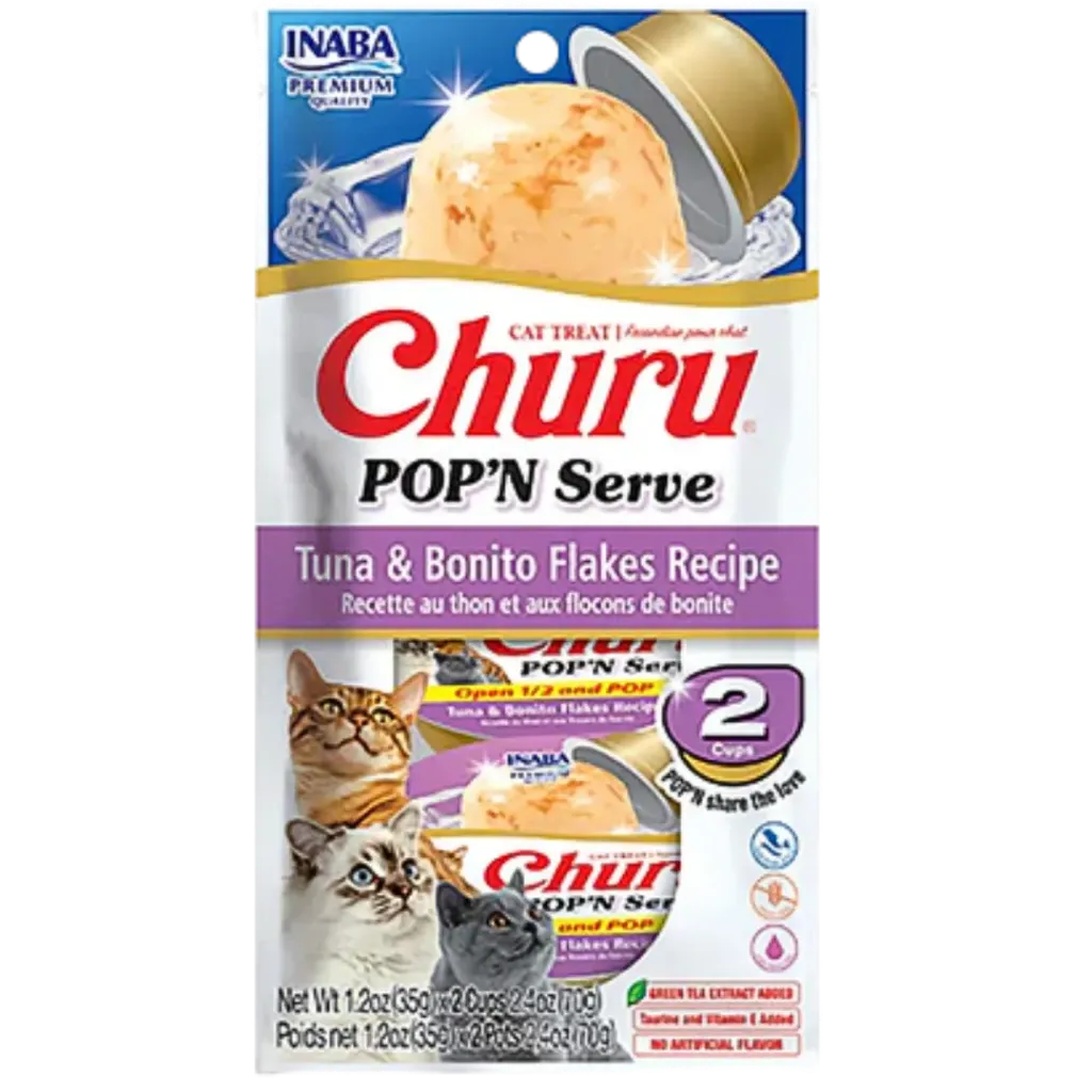 Churu Pop N Serve Tuna & Bonito Recipe 2 cups