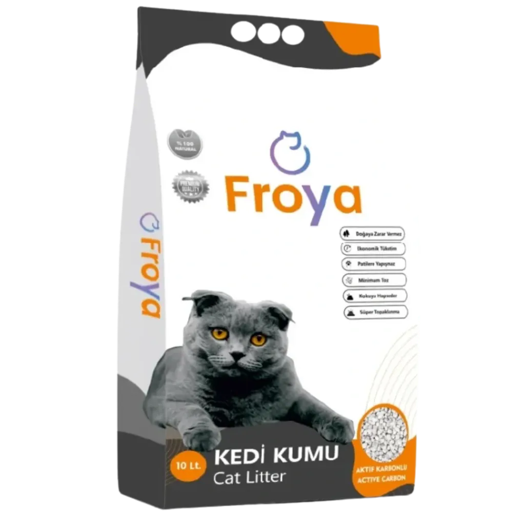 Froya Cat Litter 10L (كربون نشط)