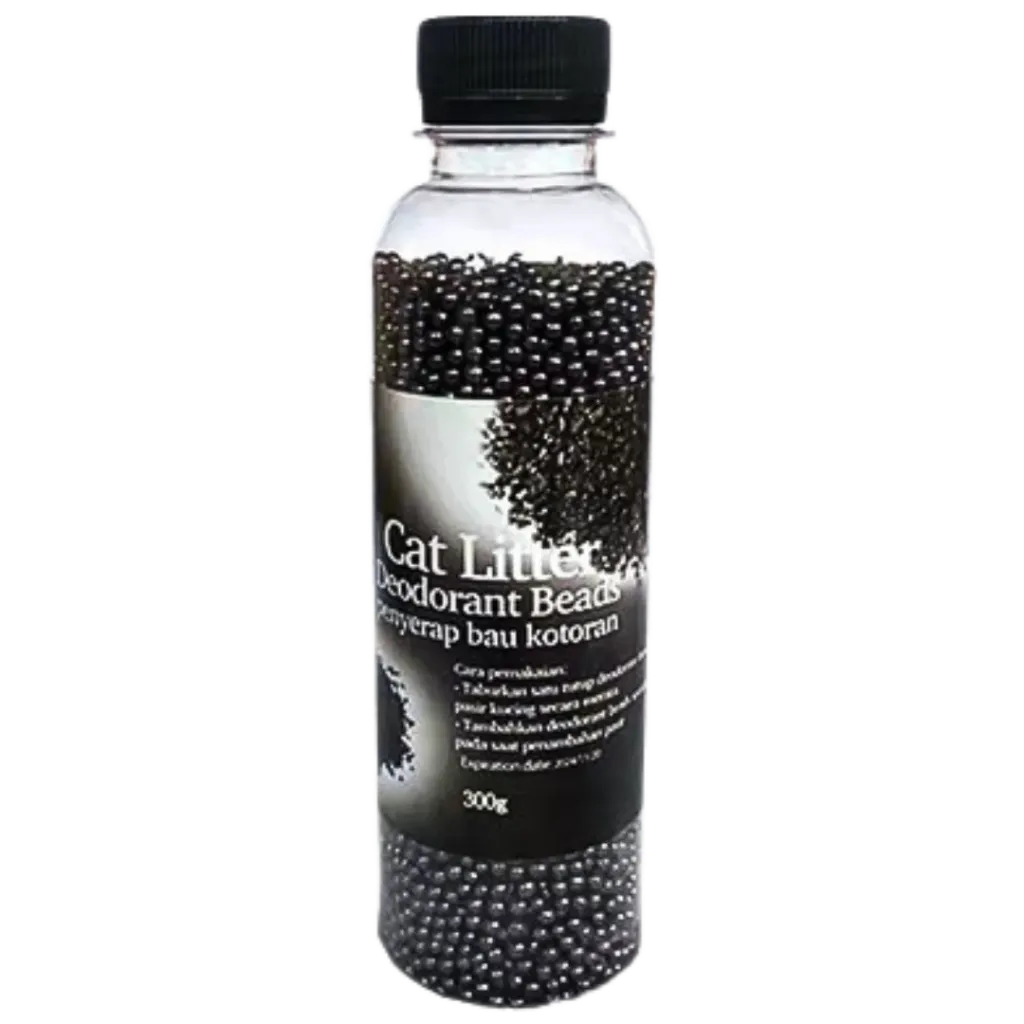 Cat Litter Deodorant Beads 250ml (Charcoal)